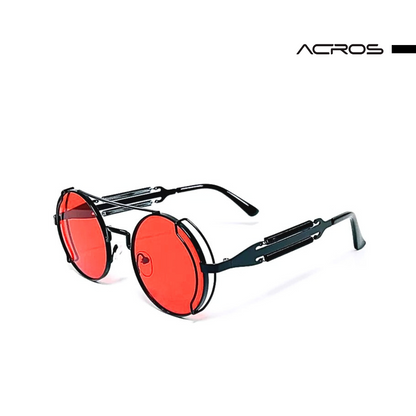 The Ruby Shadow Unisex Vintage Shades - Retro Round Lenses for Every Occasion